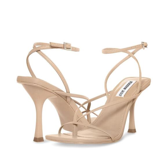 Tuckernuck Steve Madden Natural Annie Heels size 7.5 - Picture 5 of 7